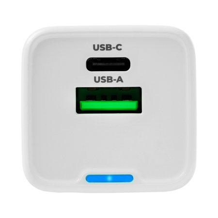 2-in-1 USB-C USB-Ladegerät PD Quick 35W 3.6A weiß