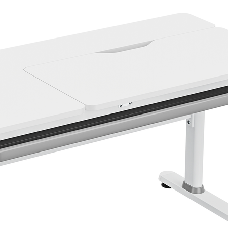 Zestaw Spacetronik: biurko regulowane 100×60  + krzesło dziecięce z podnóżkiem + nadstawka z pegboardem