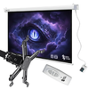 Zestaw elektryczny ekran projekcyjny 4K HD z uchwytem do projektora