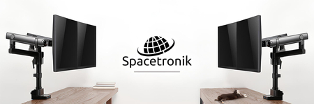 Halterung für zwei Monitore Spacetronik SPA-H120