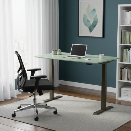 Stelaż elektryczny SPE-232OO + blat MDF premium – biurko regulowane