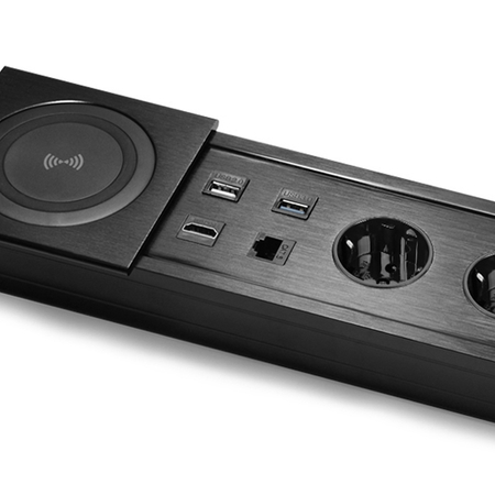 Gniazdo blatowe zasuwane Spacetronik SPS-S27B V2