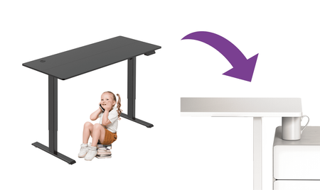 Elektryczne biurko Spacetronik Moris 120BB 140x70