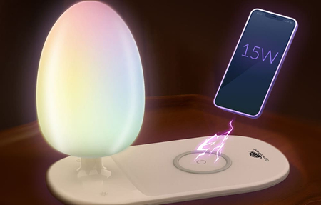 Schreibtischlampe induktives Laden USB-C SR301