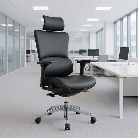 Ergonomiczny fotel biurowy obrotowy 6D EGAN Czarny