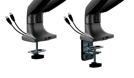 Uchwyt na 2 monitory Spacetronik SPA-S120B