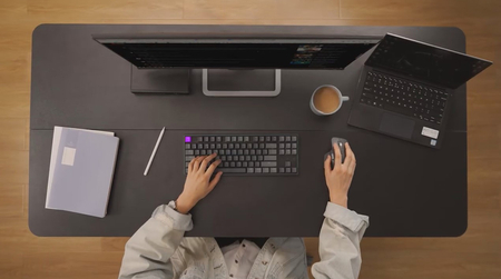 Pneumatyczne Biurko Spacetronik Moris 100BB 140x68