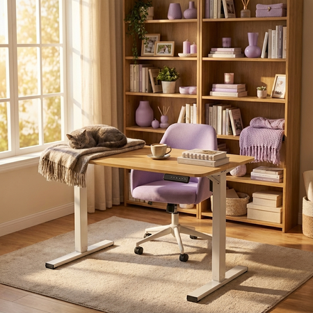 Biurko Elektryczne 100x60 SPEO125WO Dąb Artisan