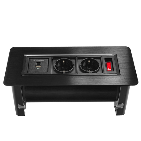 Spacetronik SPS-O24CB V2 Aufputz-Drehsteckdose