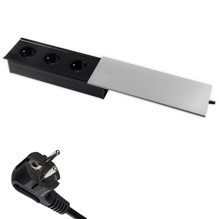 Spacetronik SPS-S33S Schiebetisch-Steckdose