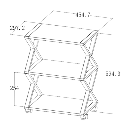 Podstawka pod drukarkę Stojak na biurko Spacetronik SPC114BR