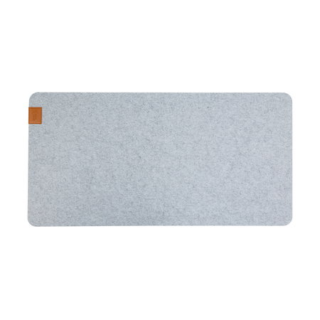 Mata filcowa z korkiem jasnoszara 80x40cm SPB063