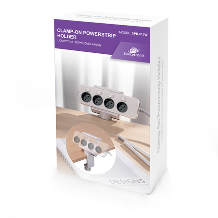 Uchwyt do listwy zasilającej Spacetronik SPB013W