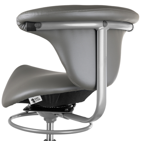 Ergonomiczny hoker regulowany SELLA szary