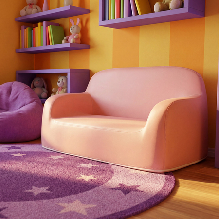 Sofa dziecięca Spacetronik XD SPC-XD24P Różowa