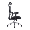 Regulowany Fotel biurowy obrotowy 4D NERO Czarny