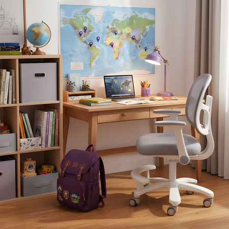 Krzesło dziecięce Spacetronik SPC-XD-18C Szare