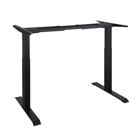 Stelaż elektryczny Spacetronik SPE-222OB + blat MDF premium czerwony