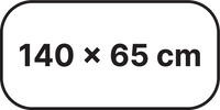 140x65 Zaokrąglony