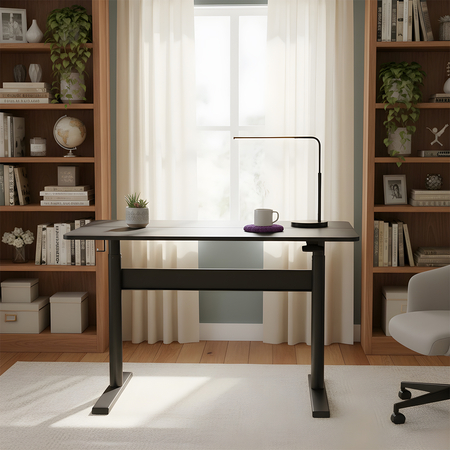 Spacetronik Moris 100BB pneumatischer Schreibtisch 140x68