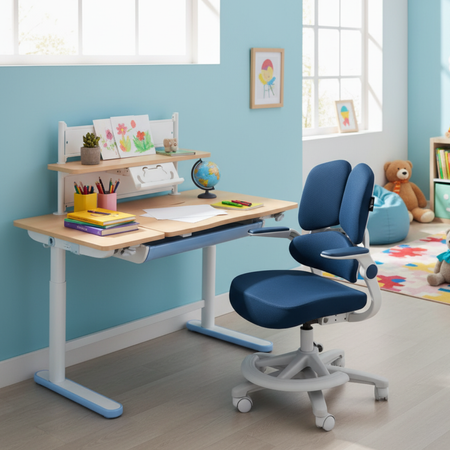 Elektrischer Schreibtisch mit Ablage Spacetronik SPE-X116AT