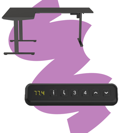 Elektryczny stelaż biurkowy Spacetronik SPE-123LB