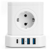 Steckdosenleiste 5xAC 3xUSB 1xUSB-C SPS-C02W