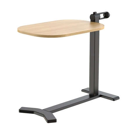 Zestaw wypoczynkowy fotel Spacetronik Flax 04M zielony + stolik regulowany BUDDY