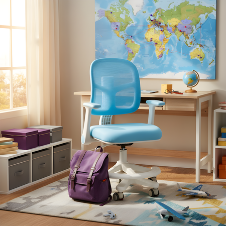 Krzesło dziecięce Spacetronik SPC-XD19A Niebieskie