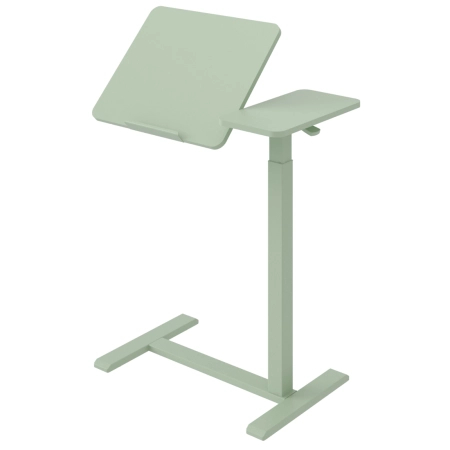 Zestaw wypoczynkowy fotel Spacetronik Flax 04M zielony + stolik regulowany BUDDY