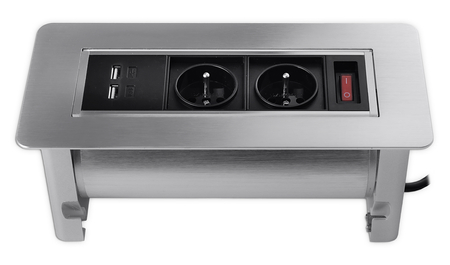 Spacetronik SPS-O24S Aufputz-Drehsteckdose