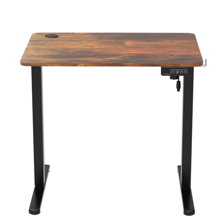 Biurko elektryczne Spacetronik SPEO111BR Moris 80×60 cm rustykalne