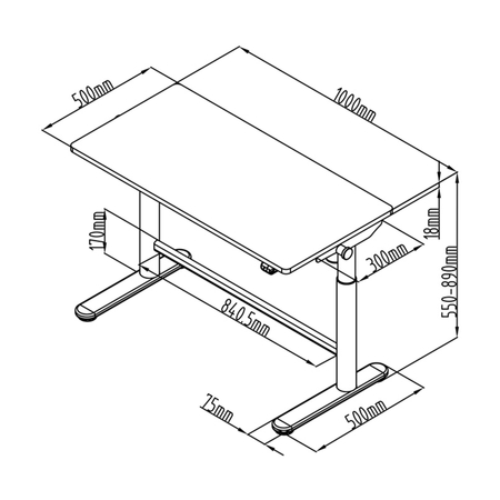 Spacetronik XD elektrisches Pult SPE-X112W