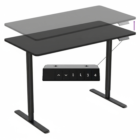 Spacetronik Moris 121BB 120x60 elektrischer Schreibtisch