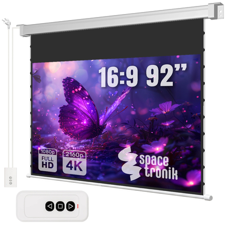 Elektr. ekran projekcyjny napinany ALR 92" 16:9
