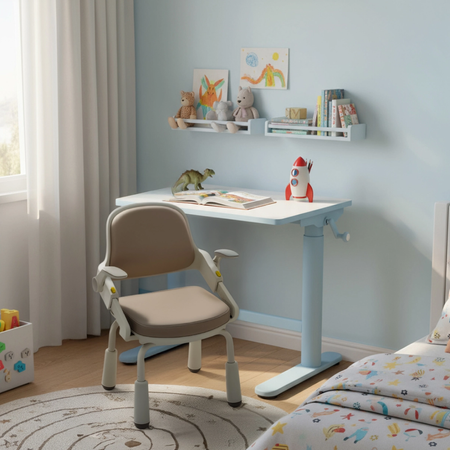 Elektrischer Schreibtisch mit Ablage Spacetronik SPE-X116AT