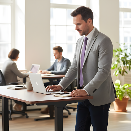 Spacetronik Moris 124BM 120x60 elektrischer Schreibtisch