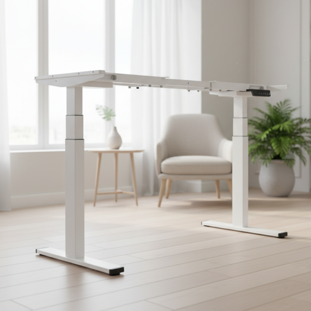 Elektryczny stelaż biurkowy Spacetronik SPE237W z regulacją wysokości