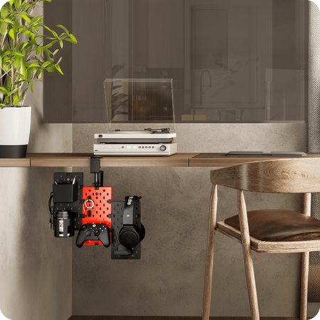 Holdee-Zubehör perforierte Platte SPB-153R, Rot/Schwarz