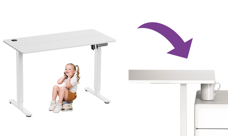 Spacetronik Moris 120WW 140x60 elektrischer Schreibtisch