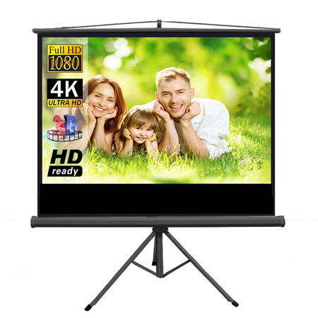 Ekran Projekcyjny ze Statywem 72" 4K Spacetronik