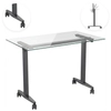 Mobile standing desk with wheels SPE101B