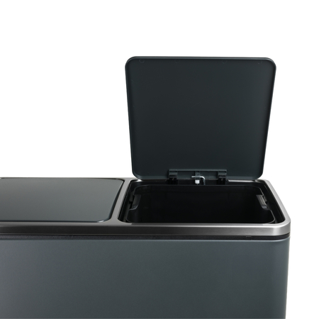 Funky Trash Can Gray Black Spacetronik Podwójny