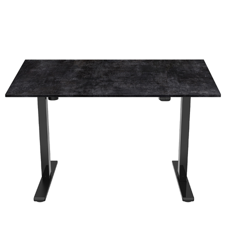 Blat biurka uniwersalny 120x60x1.8 cm Beton ciemny