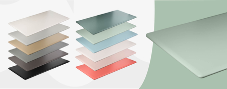 Blat MDF malowany proszkowo 120x60x2.5 Cashmere