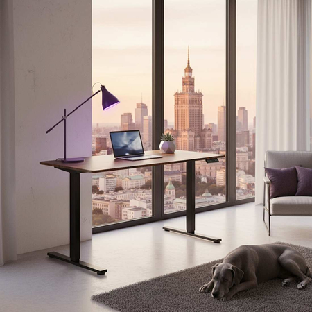 Elektryczne biurko Moris SPE-O112BR 140×70 cm