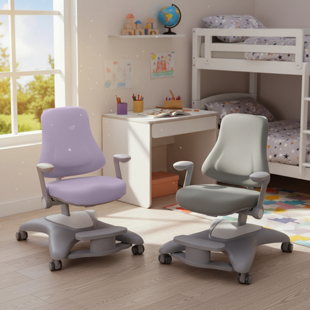 Fotel ergonomiczny dziecięcy Spacetronik SPC-XD13 Szare