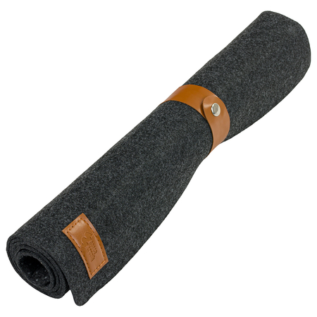 Mata filcowa na biurko ciemnoszara 80x40cm SPB062