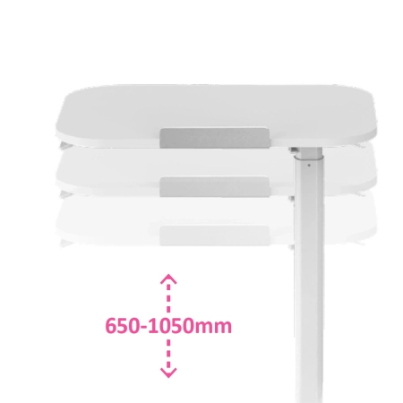 Zestaw wypoczynkowy fotel elektryczny Spacetronik Flax 04M + stolik regulowany