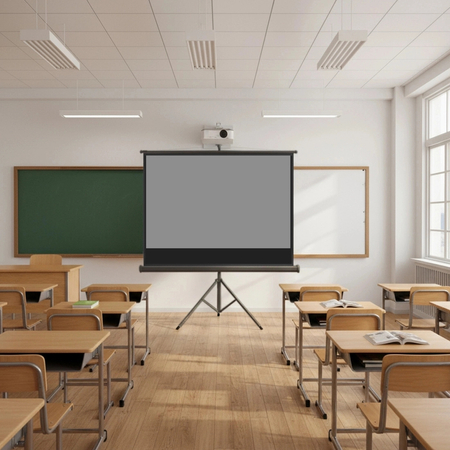 Ekran Projekcyjny ze Statywem 100" 4K Spacetronik